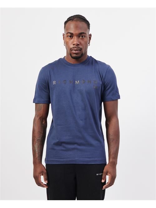 T-shirt col rond basique Richmond X pour homme RICHMOND X | UMA24143TSDRESS BLUE